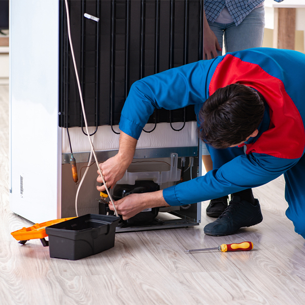 how much do you charge for refrigerator repair services in Albany Ohio